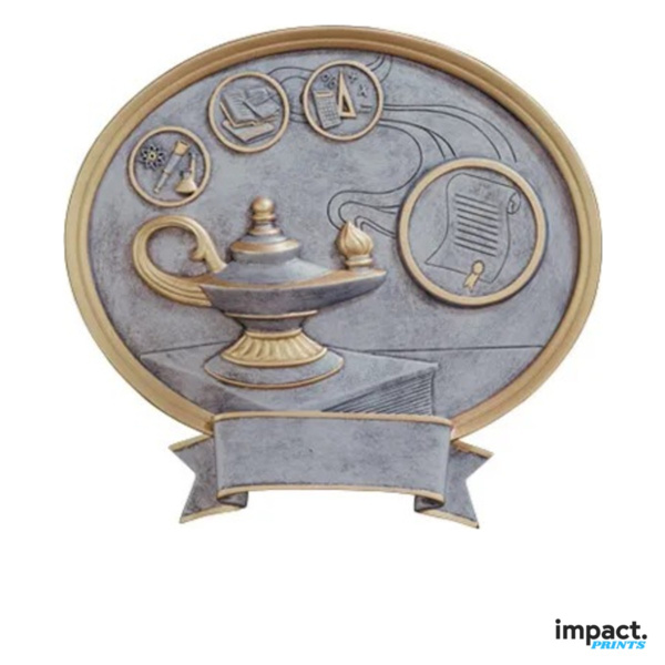 Knowledge Academic Oval Legend Resin Trophy Thumbnail