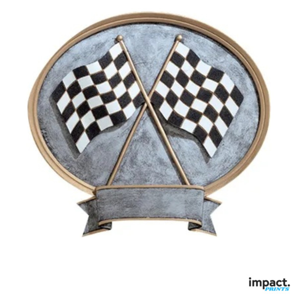 Racing Oval Legend Resin Trophy Thumbnail