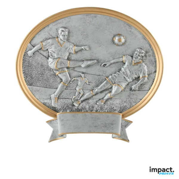 Men's Soccer Oval Legend Resin Trophy Thumbnail