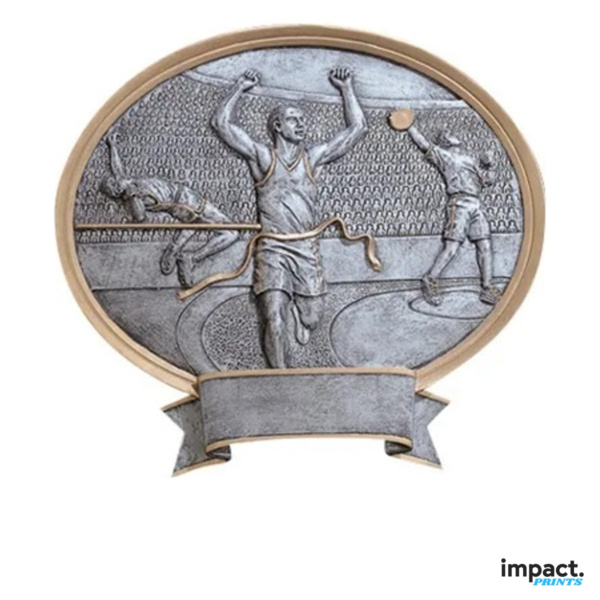Men's Track Oval Legend Resin Trophy Thumbnail