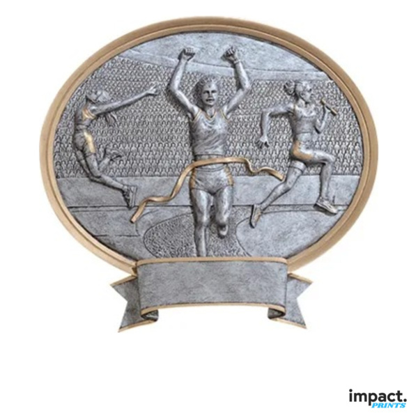 Women's Track Oval Legend Resin Trophy Thumbnail