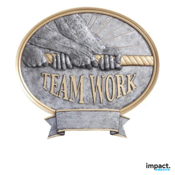 Teamwork Oval Legend Resin Trophy Thumbnail