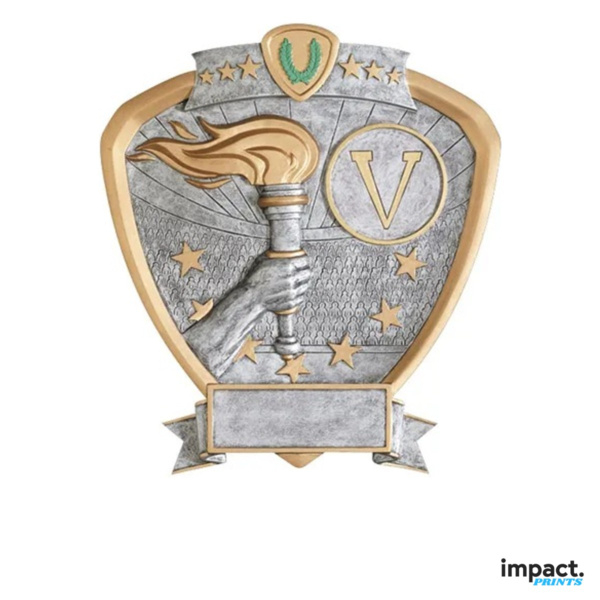 Victory Shield Resin Trophy Thumbnail