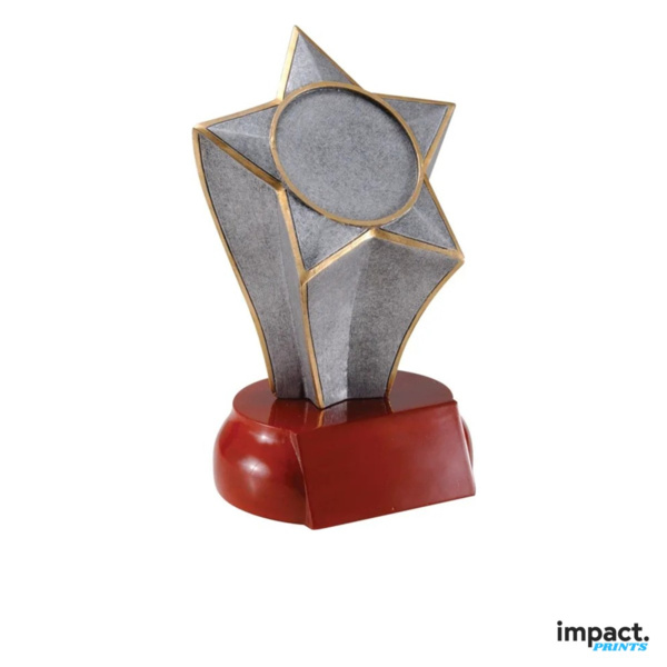 Star Resin Trophy with 2 Inch Insert Holder Thumbnail