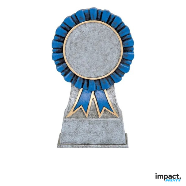 Blue Ribbon Resin Holder Trophy, 5 Inch Thumbnail
