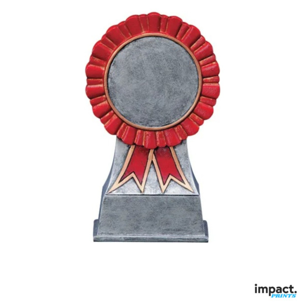 Red Ribbon Resin Holder Trophy Thumbnail