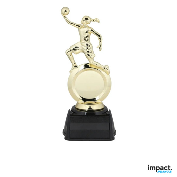 Girls Basketball Team Holder Trophy Thumbnail