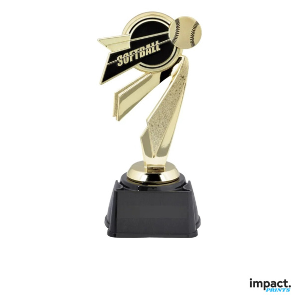 Softball Bullseye Trophy Thumbnail