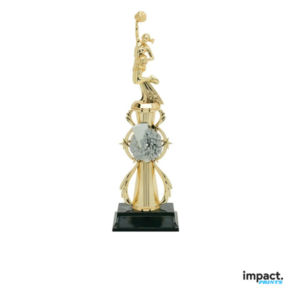 Cheer Color Sport Trophy, 13 Inch Thumbnail