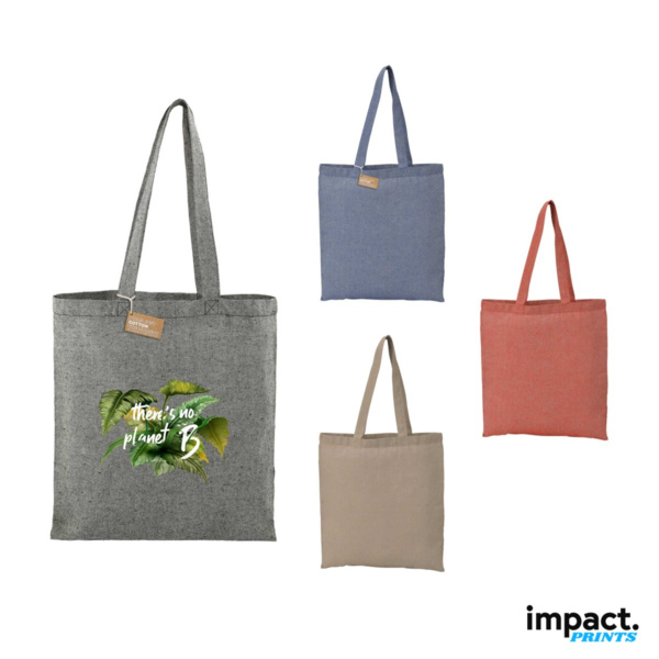 Recycled Cotton Twill Tote Bag Thumbnail