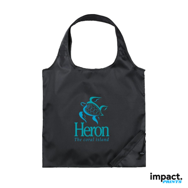 Foldaway Polyester Shopper Tote Thumbnail
