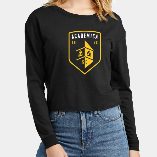 Crop Top Long Sleeve Academica Shirt Thumbnail