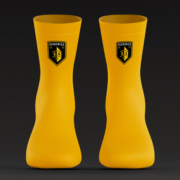 Academica Socks Double Print Gold Thumbnail