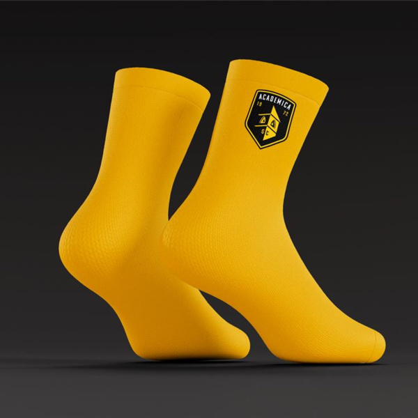 Academica Socks Single Print Gold Thumbnail