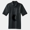 Heavyweight Cotton Pique Polo with Pocket Thumbnail