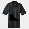 Heavyweight Cotton Pique Polo with Pocket Thumbnail