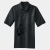 Heavyweight Cotton Pique Polo with Pocket Thumbnail