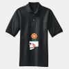 Heavyweight Cotton Pique Polo with Pocket Thumbnail
