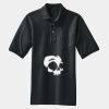 Heavyweight Cotton Pique Polo with Pocket Thumbnail