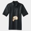 Heavyweight Cotton Pique Polo with Pocket Thumbnail