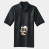 Heavyweight Cotton Pique Polo with Pocket Thumbnail