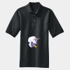 Heavyweight Cotton Pique Polo with Pocket Thumbnail