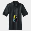 Heavyweight Cotton Pique Polo with Pocket Thumbnail