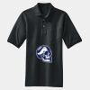 Heavyweight Cotton Pique Polo with Pocket Thumbnail