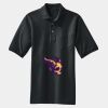 Heavyweight Cotton Pique Polo with Pocket Thumbnail