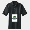 Heavyweight Cotton Pique Polo with Pocket Thumbnail