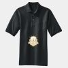 Heavyweight Cotton Pique Polo with Pocket Thumbnail