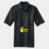 Heavyweight Cotton Pique Polo with Pocket Thumbnail