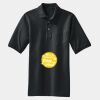 Heavyweight Cotton Pique Polo with Pocket Thumbnail