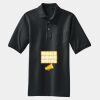 Heavyweight Cotton Pique Polo with Pocket Thumbnail