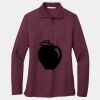 Women's Silk Touch Long Sleeve Polo Thumbnail