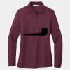 Women's Silk Touch Long Sleeve Polo Thumbnail