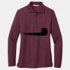 Women's Silk Touch Long Sleeve Polo Thumbnail