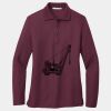 Women's Silk Touch Long Sleeve Polo Thumbnail