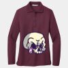 Women's Silk Touch Long Sleeve Polo Thumbnail