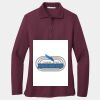 Women's Silk Touch Long Sleeve Polo Thumbnail
