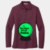 Women's Silk Touch Long Sleeve Polo Thumbnail